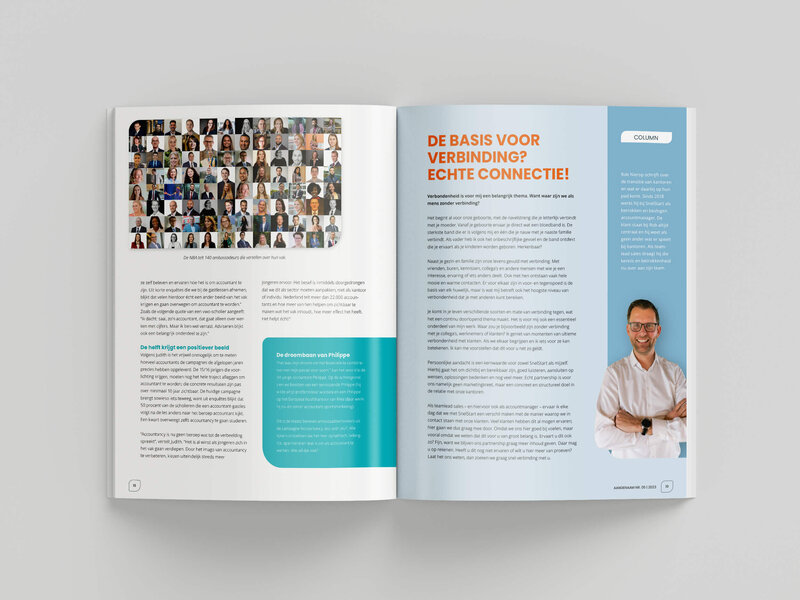 Studio Paoline Kruijssen - portfolio vormgeving - SnelStart Aangenaam Magazine - 17