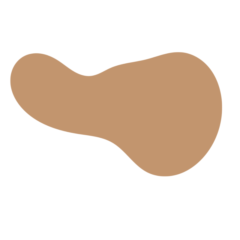 organic shape brown