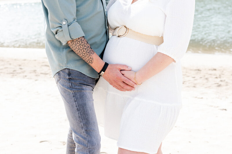 Zwangerschapsshoot met partner