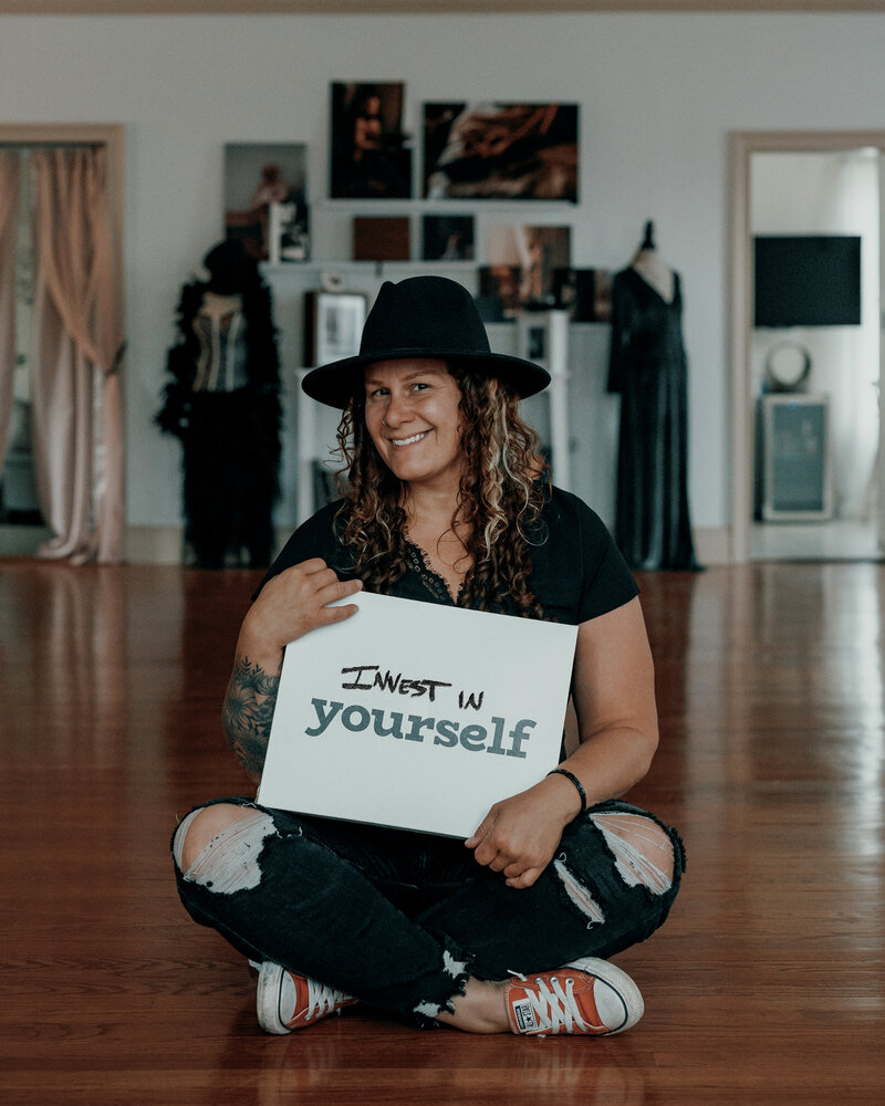 Creative space for boudoir photo shoots