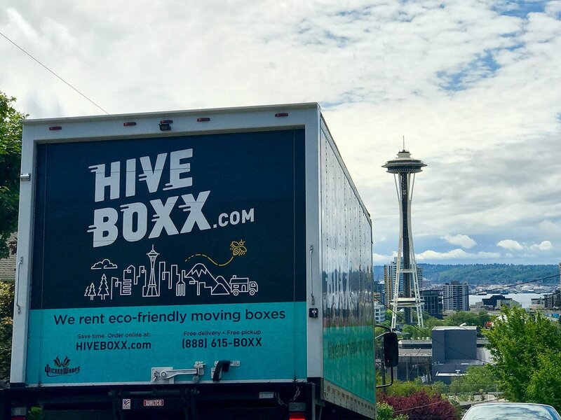Back of Hiveboxx truck