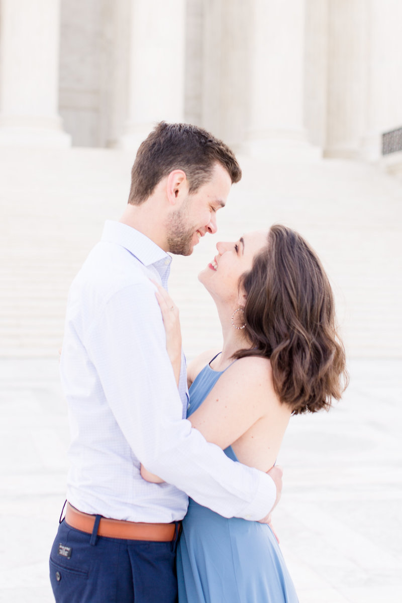 Deanna & Grant | Capital Building Engagement Session | DC Wedding Photographer | Taylor Rose Photography-21