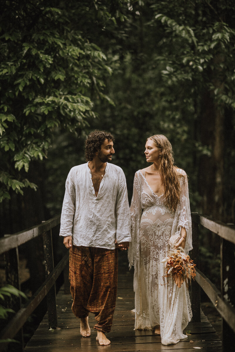 Palenque Waterfall Adventure Elopement