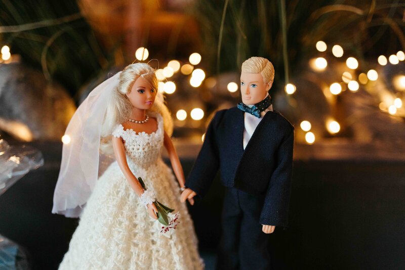 Get framed wedding photography barbie & ken