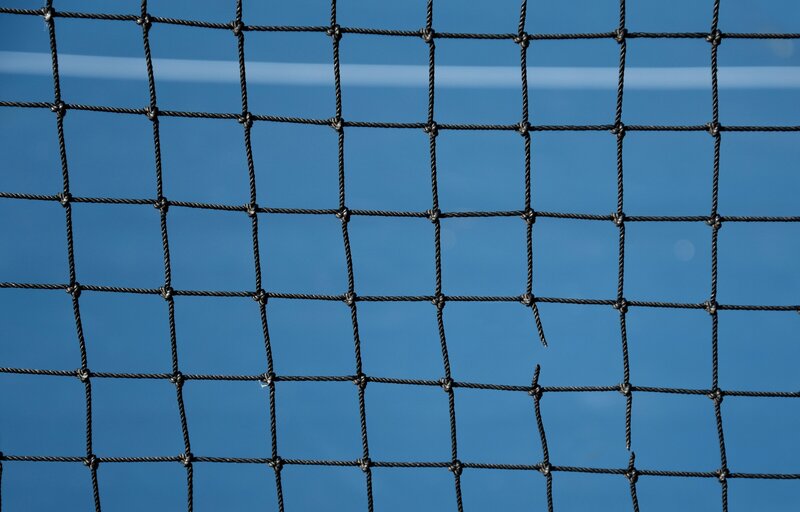 pickleball net. image credit ben hershey iv for unsplash free for use