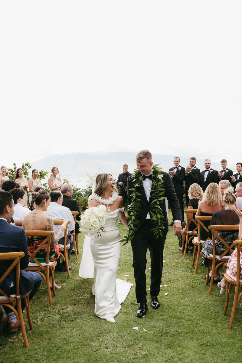 Kayli & Robbie ceremony at Andaz Maui Wailea wedding
