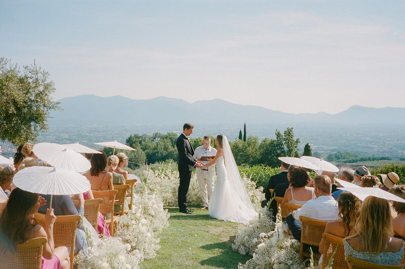 gorgeous floral bouquet held by bride on her destination wedding at Austin Texas