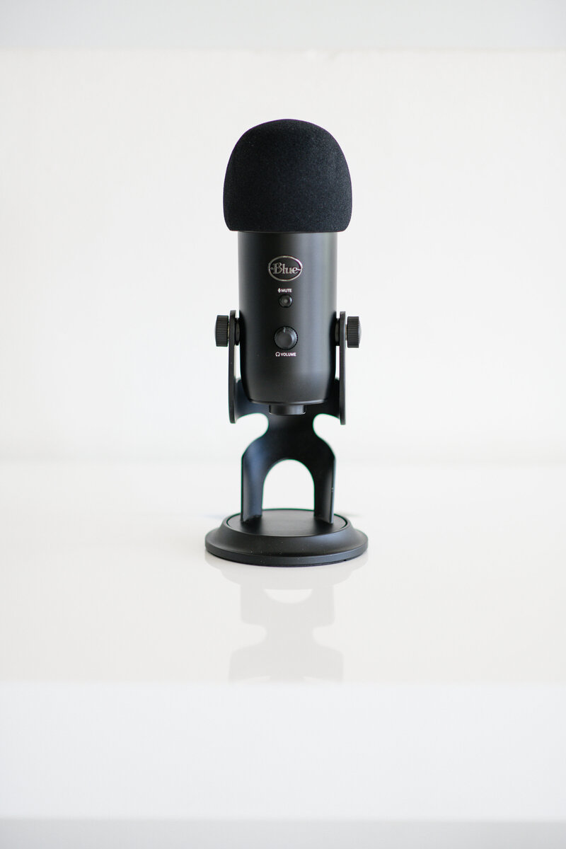 A podcast for Christian women in business and the microphone they use