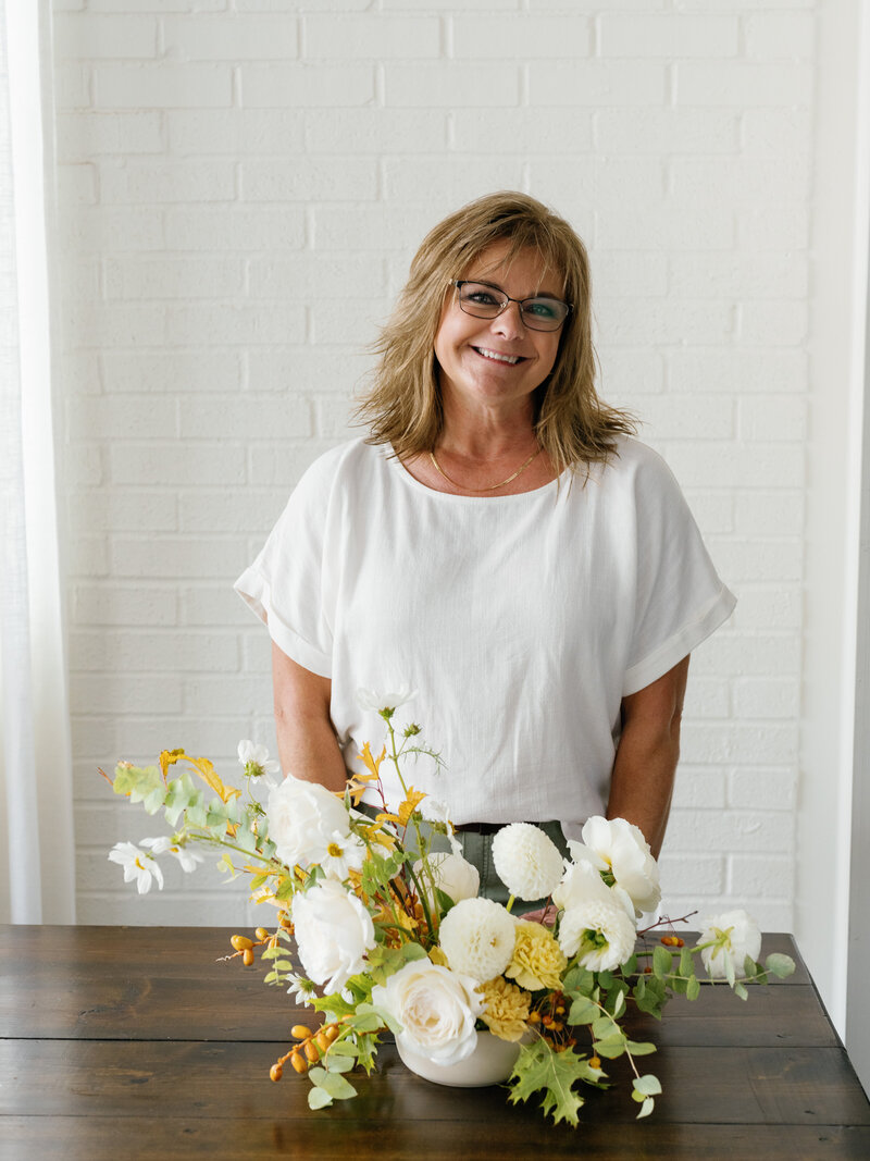 Tina, creative and co-owner of Ever Blooming Floral.