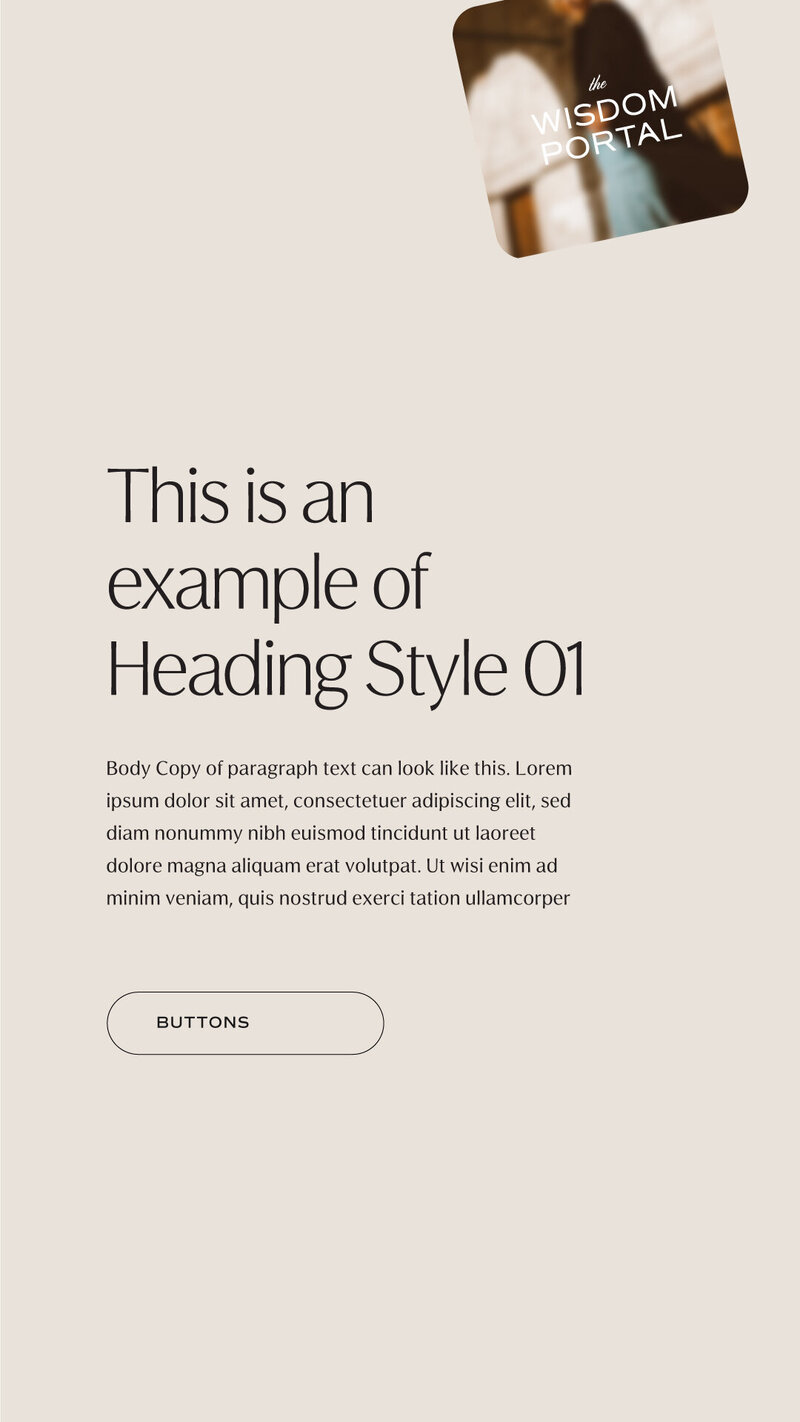 Fonts for Psychologist brand and website design