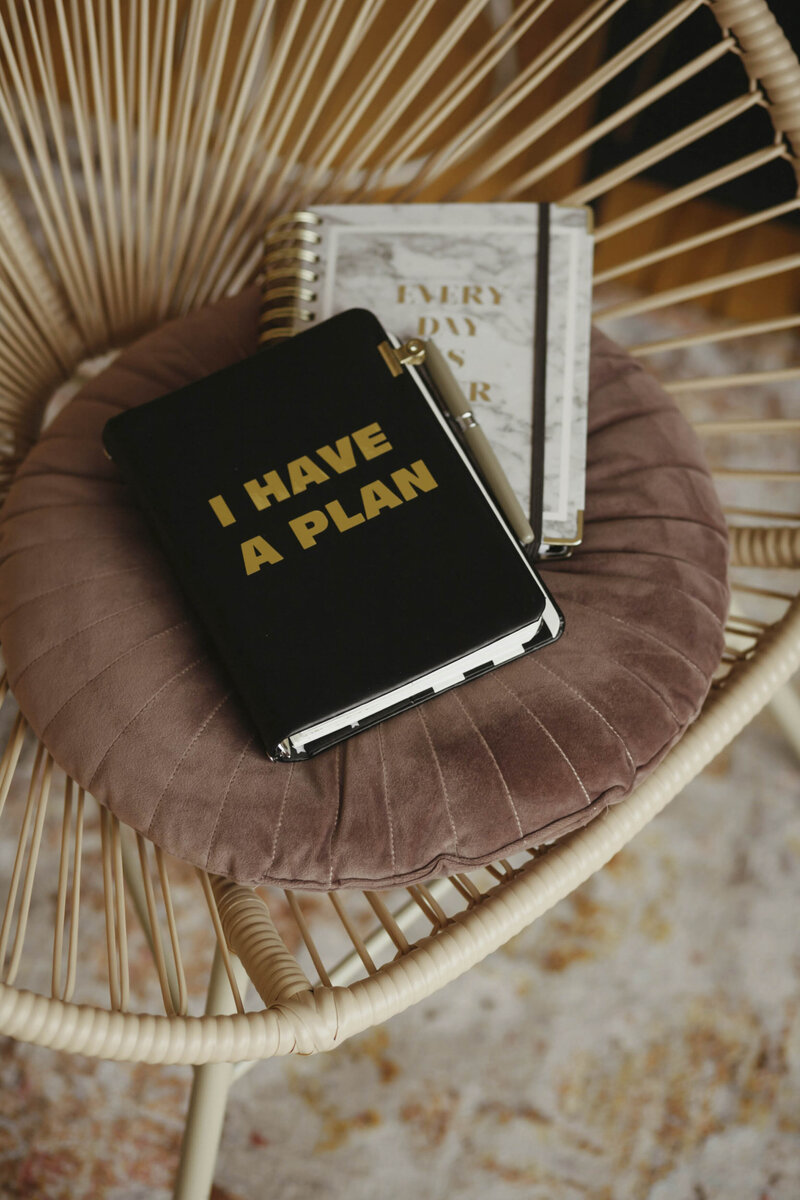 Journal on chair