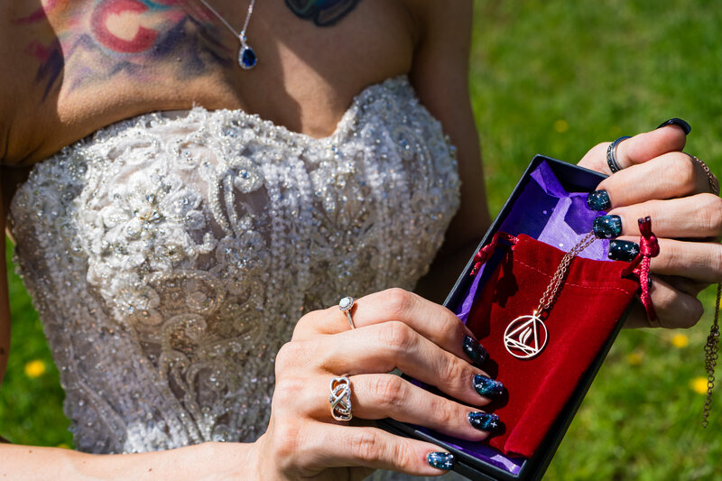 Whimsical details and harry potter themes for Colorado springs wedding photography
