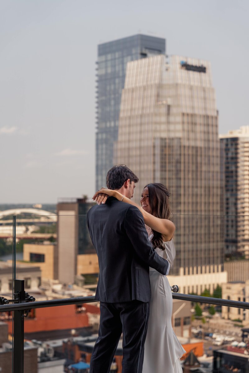 Wedding photography in Downtown Nashville