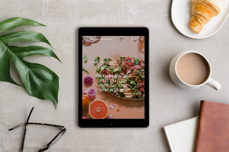 Little Chef Co. Website Mockup 1