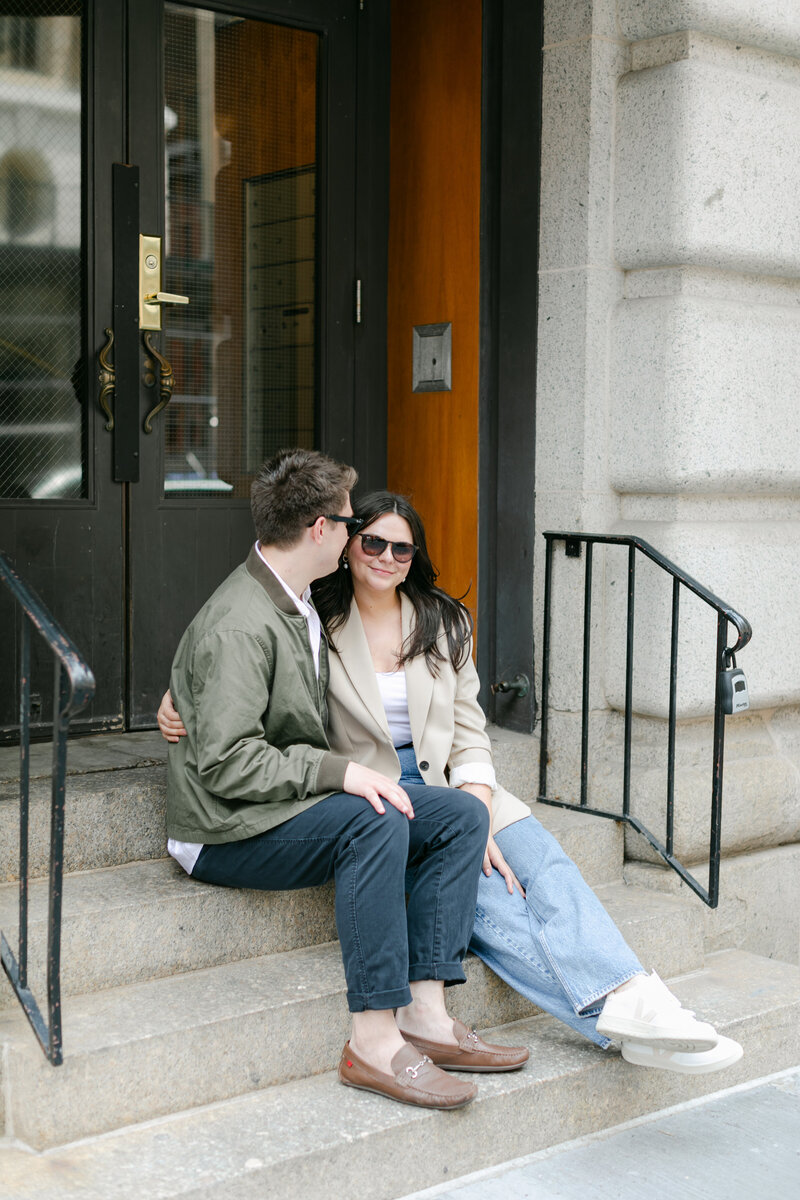 nineties-fashion-nyc-engagement-session