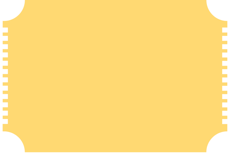 yellow ticket frame