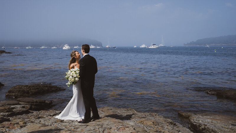 Coastal Maine Wedding near the water