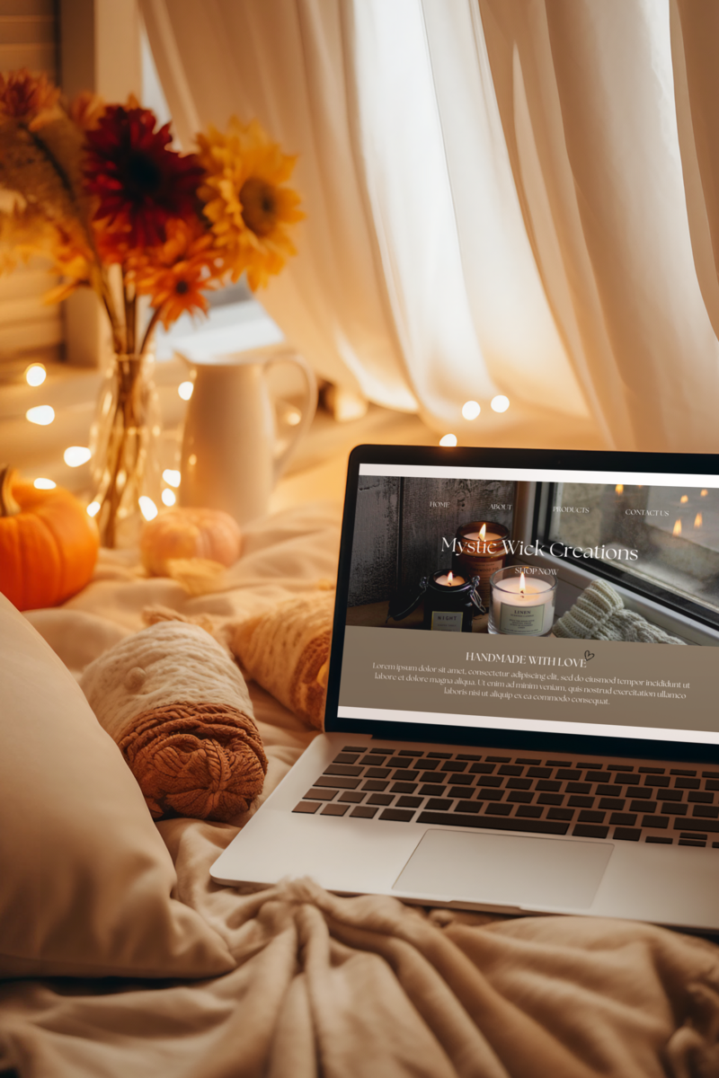 mockup-of-a-macbook-pro-placed-in-a-cozy-setting-decorated-with-flowers-and-candles-m36541