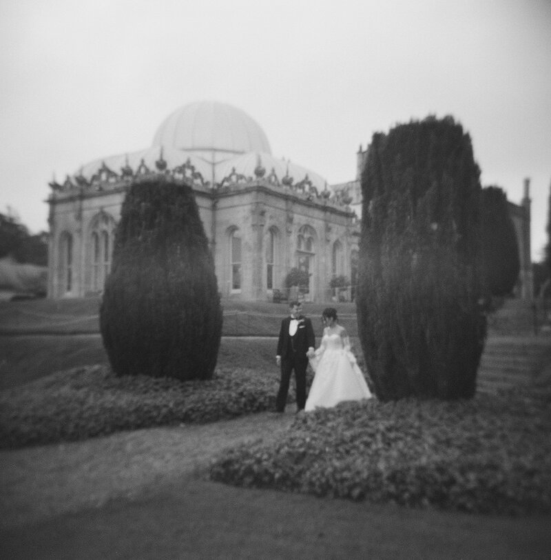 Dublin Ireland wedding on digital and 35mm and 120mm film, ceremony and wedding portraits at The Killruddery Estate