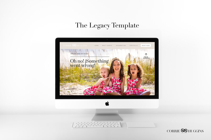 Legacy iMac Website Mockup