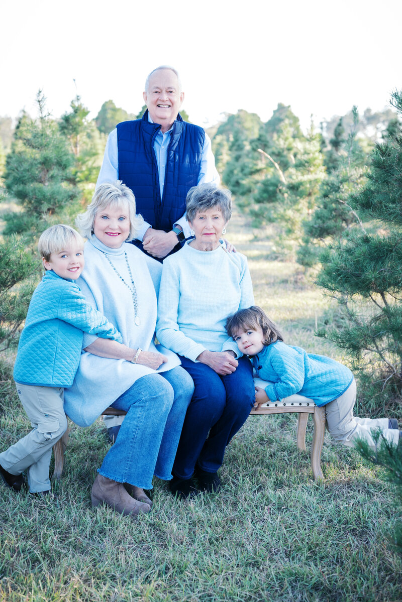 Photography by LV Hughes captured three generations of love in this outdoor family session in Bainbridge, GA, serving Tallahassee, FL. 