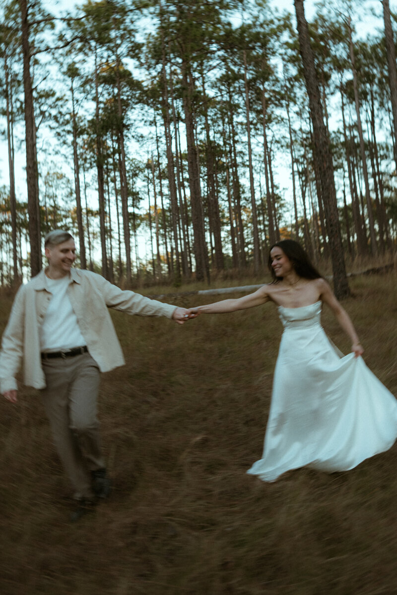 couple running together