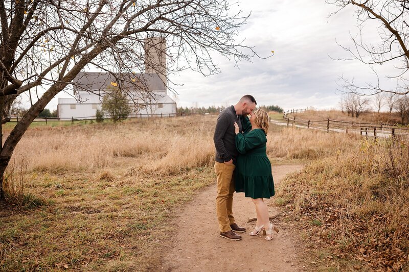 Engagement picture a Fonferek's Glen Green Bay WI