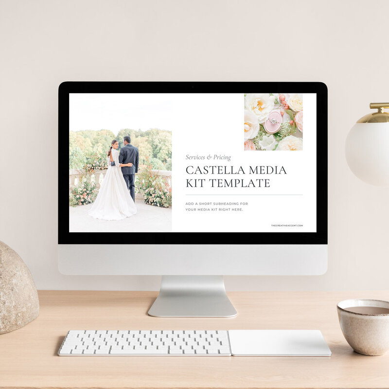 media kit design for castella