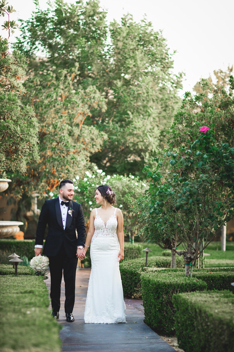 Bride and Groom At McCauley Estates