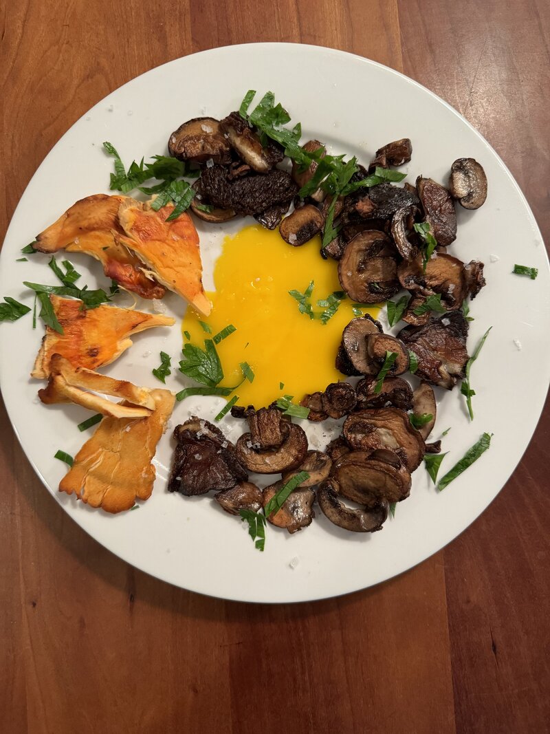 Leila's Cooking With Foraged Mushrooms