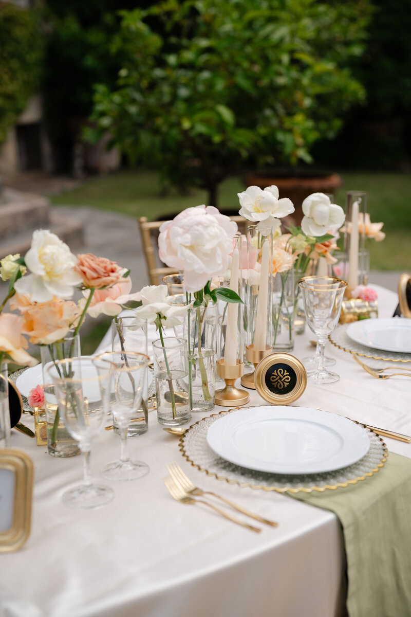 Posh Event Venues event set up at Villa Michaela in Lucca