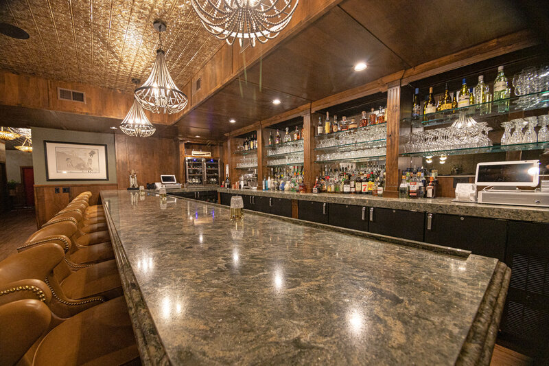 bar design for restaurant renovation design in art deco style