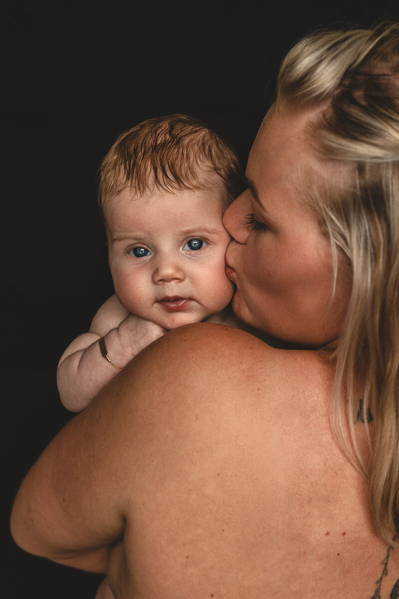 Motherhood shoot baby