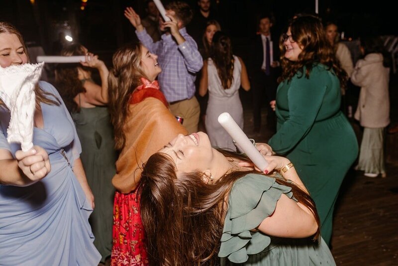 Wedding reception at Lake House at Bulow in Charleston SC 