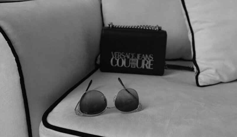 luxury bag and shades