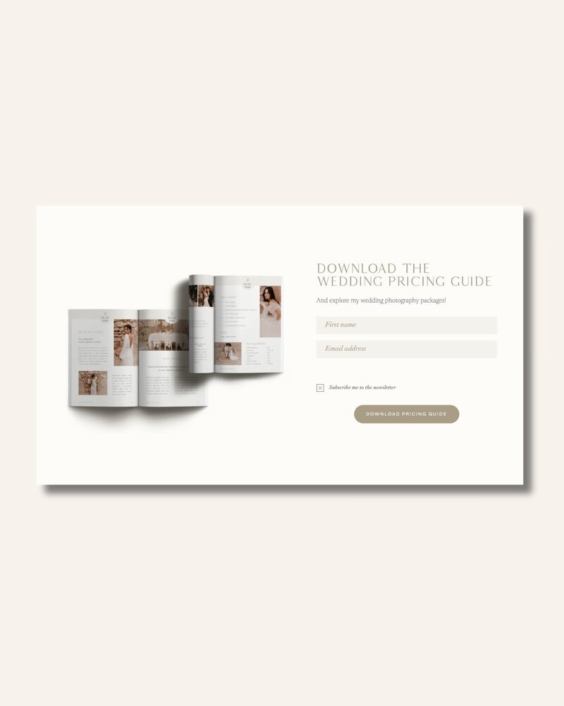 Elegant Flodesk signup forms Olive Oak 1