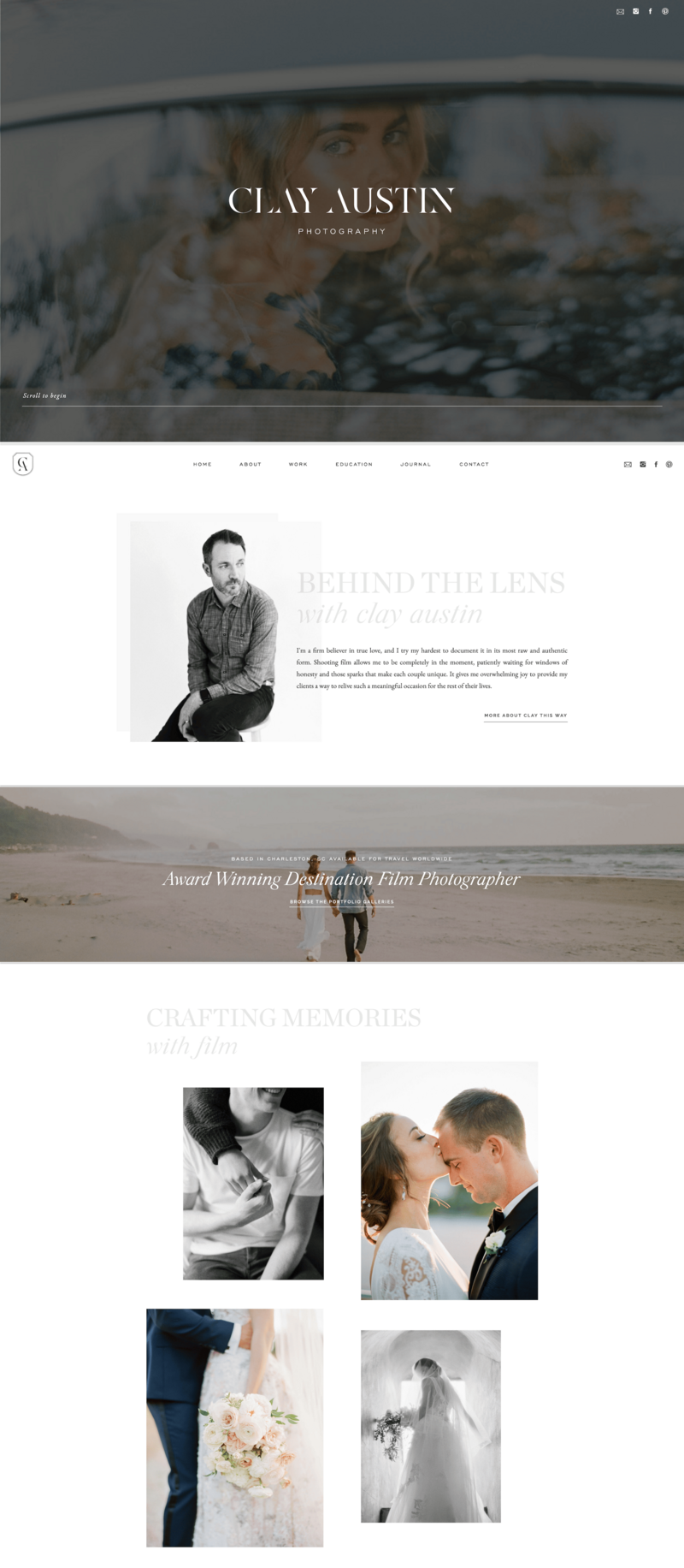 A website mockup.