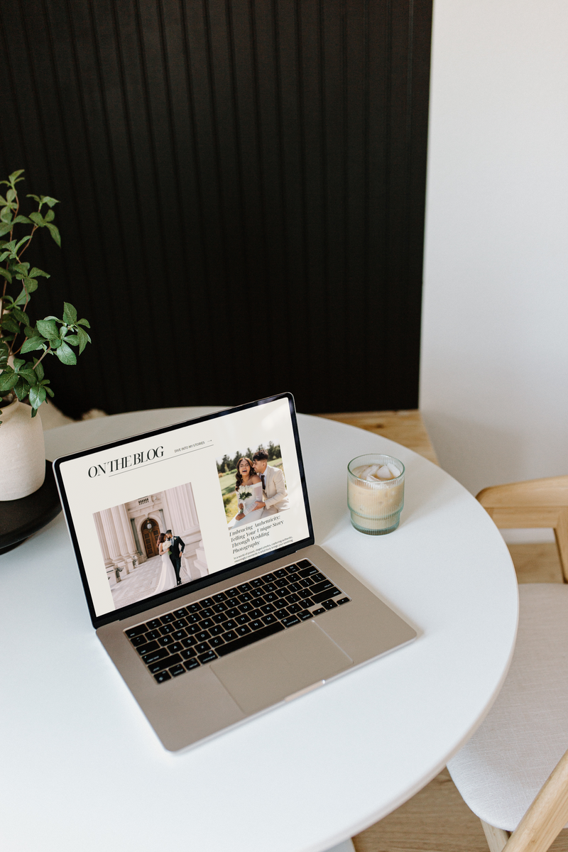 Portfolio project five brand and website mockup8