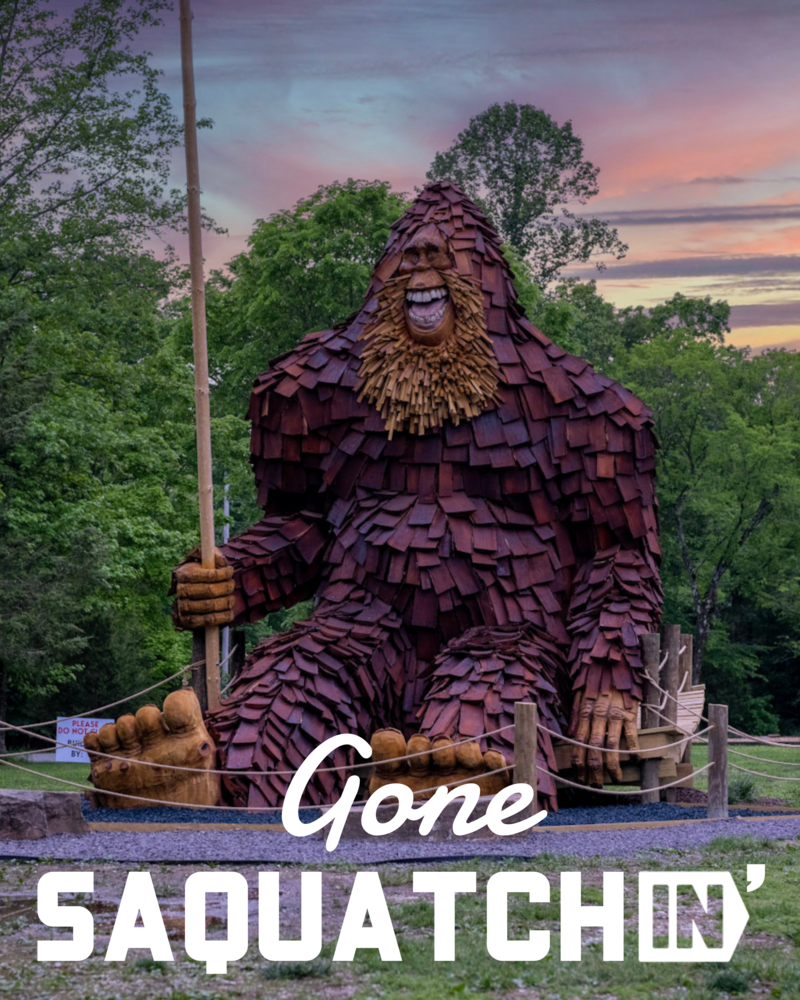 gone squatchIN in indiana, visit indiana, visit french lick west baden