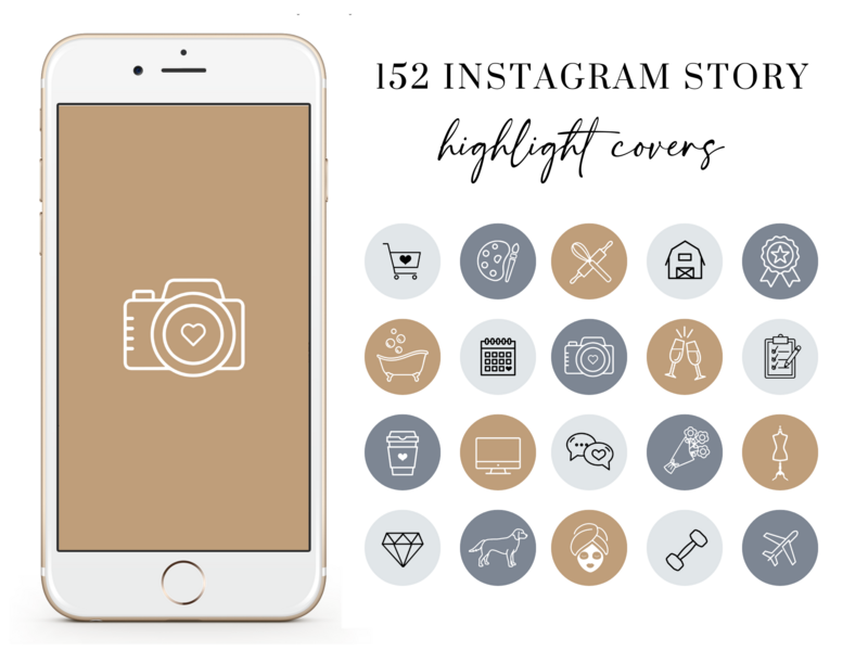 Instagram Story Highlight Icons - Blue Instagram Icons - Blue Highlight Covers For Instagram
