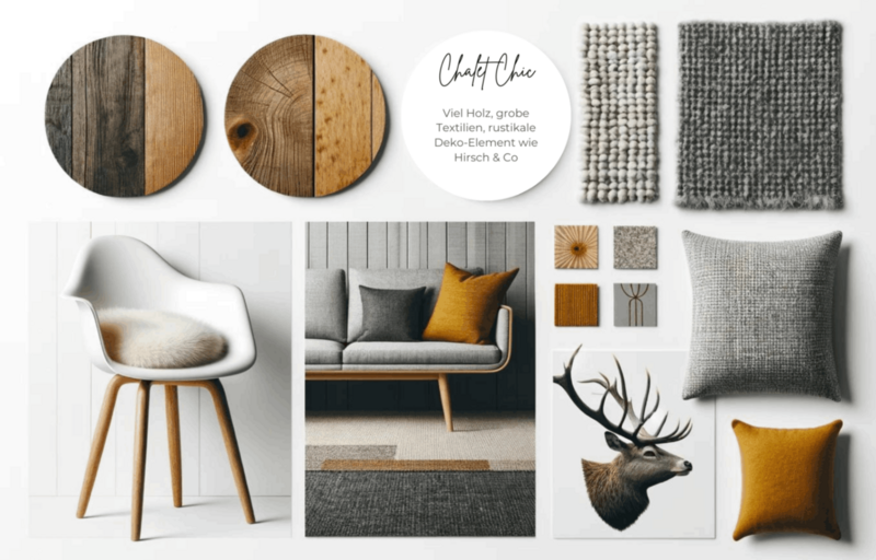 Moodboard Ferienwohnung in rustikal modernen Stil von Larissa Lach Interiors