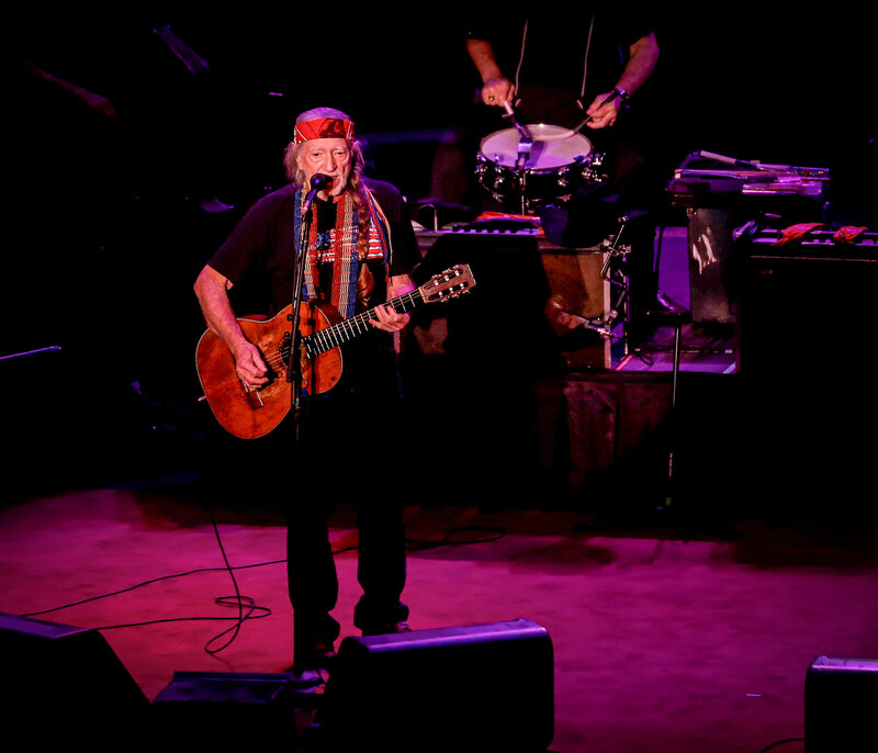 Willie Nelson performs live in Supply, North Carolina.   Light Shifter Studios captures photographs of this event. 