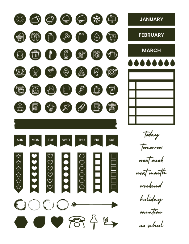 20 Five No 18 Digital Planner by Click 2 Plan-4