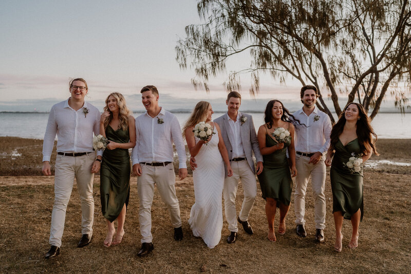 Wedding photographer in Brisbane shifting the sole focus from the bride and groom, to capturing the moments shared between friends, family and those you love most.