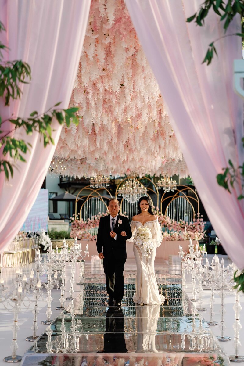 Bridal Entrance - AYANA Resort - Bali Wedding