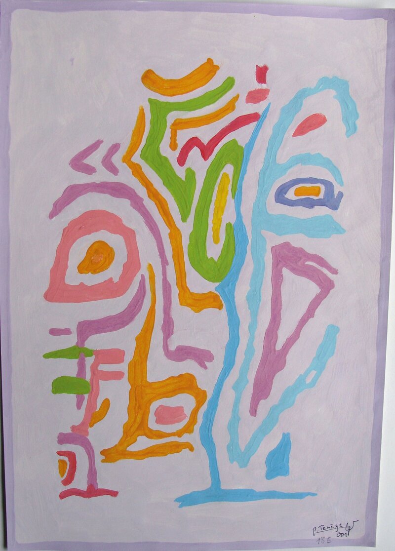 194 2001Rêve minéral  B Acrylique Fonds Colorés (21)