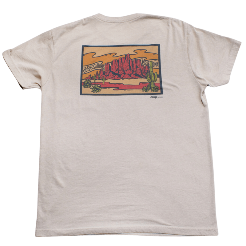 cream Arizona supersitions t-shirt