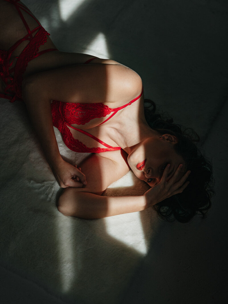 Boudoir focení Adél Homolková