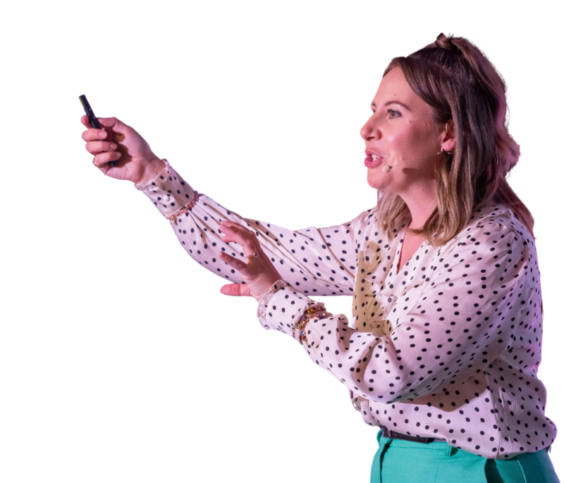 Promotional image of Jenna Harding available for digital marketing and social media speaking events