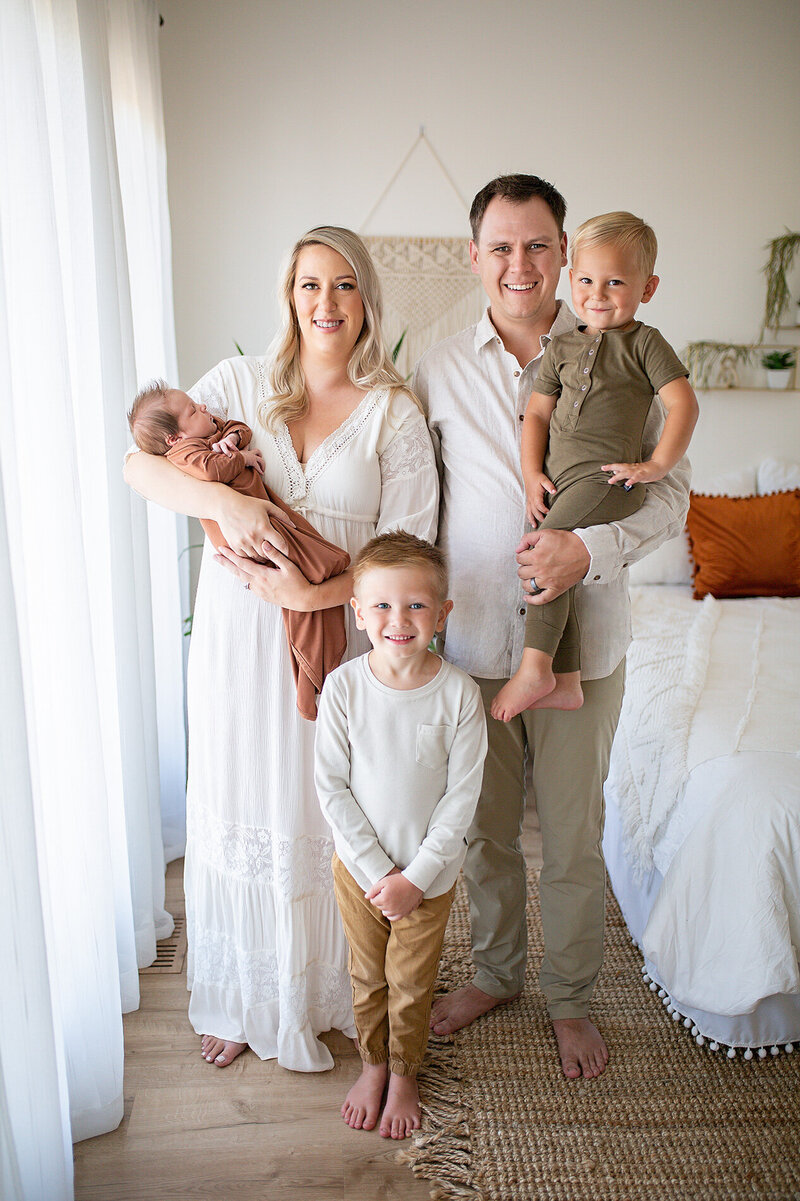 boho mother and daughter photoshoot